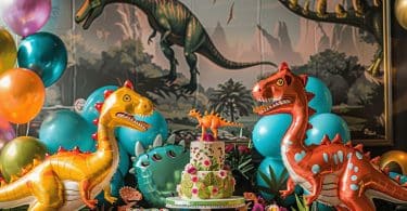 Comment faire une décoration d’anniversaire dinosaure ?