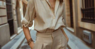 Comment porter la chemise beige avec style ?