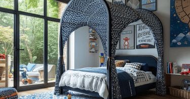 Dans quelle boutique trouver un ciel de lit garçon ?