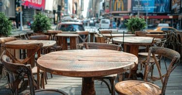 Où acheter du mobilier de terrasse de restaurant d’occasion ?