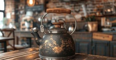 Où acheter une bouilloire vintage pour un style ancien dans la cuisine ?