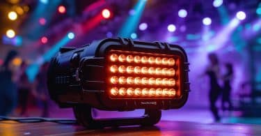 Où peut-on acheter un mini stroboscope portable facile à installer en soirée ?