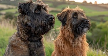 Que chosir entre un bouvier des flandres ou un briard ?